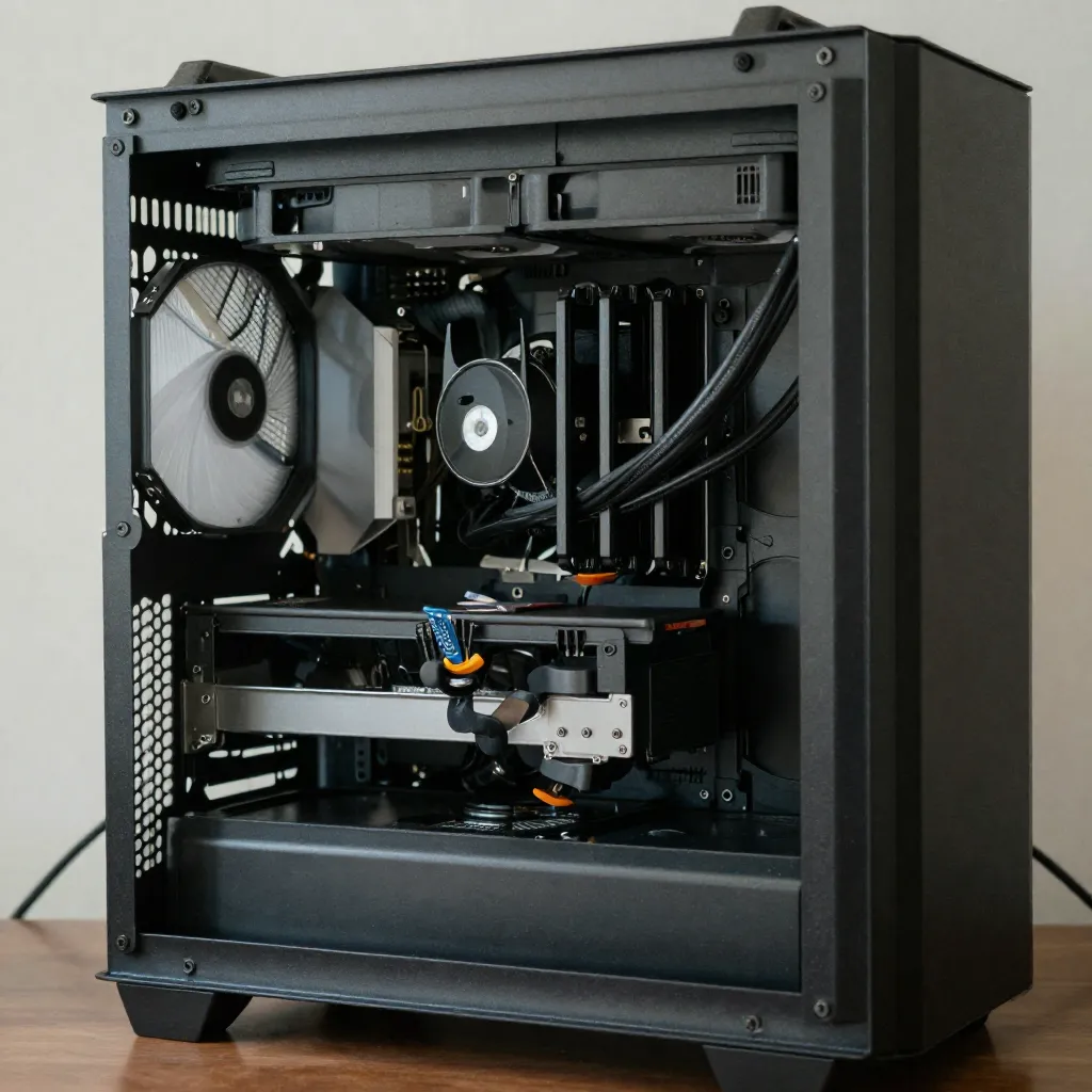 Natural cooling interior with open windows and plants